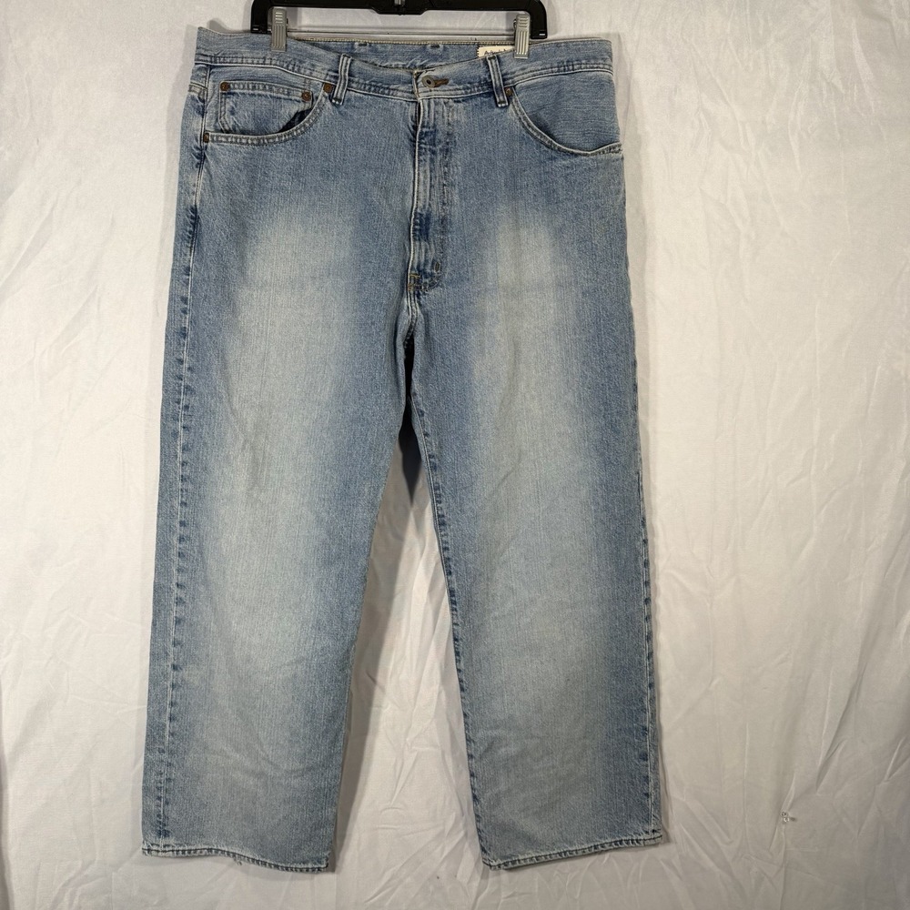 RL Ralph Lauren Polo Jeans BRIXTON‎ Fade Wash Blue Jeans Men's 38x30 Light Wash